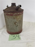 Vintage Gas & Oil Bucket