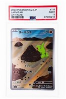 PSA 9 Larvitar 114/108 SV3 AR Ruler Of The Black F