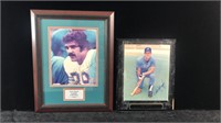 Larry Csonka & Dale Murphy Autographed Photos