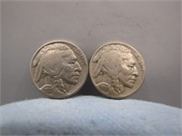 Pair of 1935 Buffalo Nickels