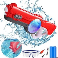 800cc Electric Water Gun  Full Auto  32ft - Red