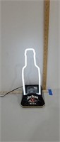 Jim Beam Black lighted Neon bottle bar sign