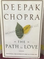 Deepak Chopra,The Path to Love ,autographed by