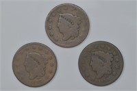 3 - 1832 Large Cents