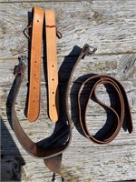 LEATHER BILLETS, LEATHER STRAP & BACK CINCH