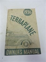 1936 Hudson Terraplane car manual
