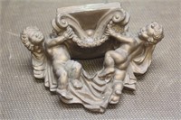 Chalk Cherub Wall Hanger