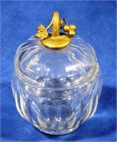 Glass Jar w/ lid - 7" tall