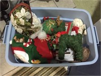 Bi w/ Christmas Decorations
