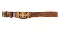Victorian Military Officers Belt W/ Buckle