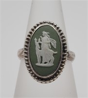 Wedgwood, Sterling Silver Cameo Ring