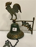 Decorative Rooster Metal Bell(Wall Mount)