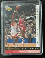 1992 UD Michael Jordan Best Selection Insert Card