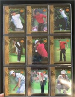 (9) 2001 UD Tiger Woods Rookie Cards