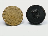 Rubber Buttons: Goodyear 1851, Pressed