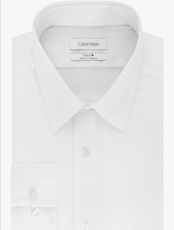 New (Size XL) Calvin Klein mens Dress Shirt Slim