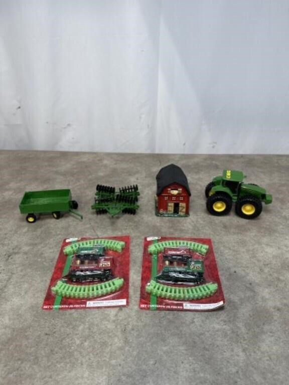 Farm Toys and Miniature Train Sets