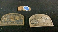 Brad Reagan belt buckles & money clip