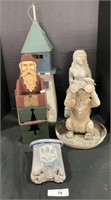 Outdoor Statue Figures, Pottery Wall Vase.