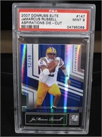 2007 ELITE JAMARCUS RUSSELL HOLO RC 52/98 PSA 9