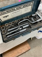 25 Piece Industrial Socket Wrench Set