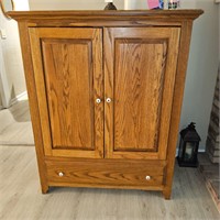 41W X 49H OAK CABINET