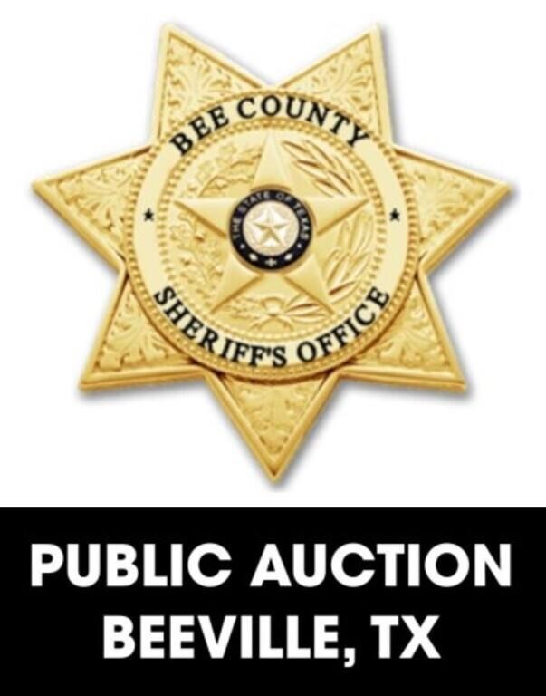 Bee County Sheriff's Office online auction 6/11/2024