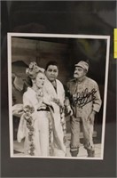 2pc Bob Hope signed Black White Photo of