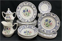 25pc Johnson Bros Provincial China