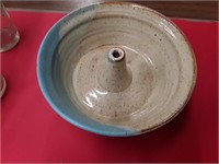 CLAY POTTERY BUNT BOWL