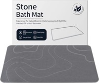 Zikibl Stone Bath Mat Diatomaceous Earth Bath Mat