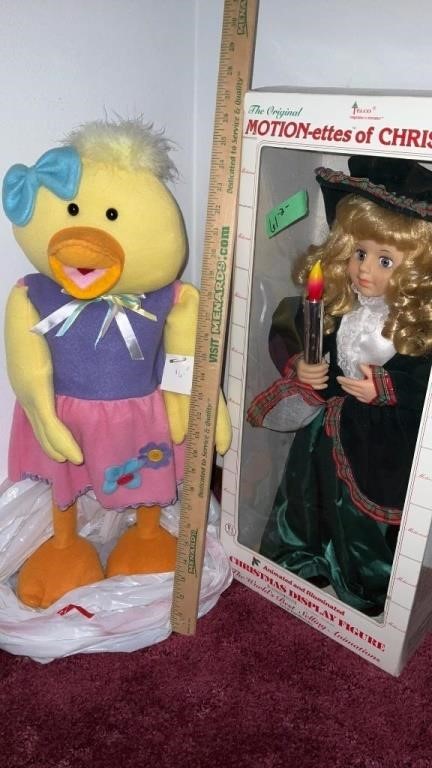 Christmas Motion Doll, Easter Duck