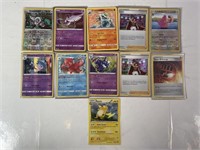 11-Mixed Pokemon Foil cards see pics