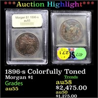 ***Auction Highlight*** 1896-s Morgan Dollar $1 Gr