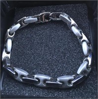Mens Heavy Link Stainless Steel Bracelet