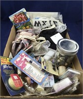 Large Box of Sewing Related Items