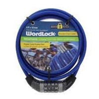 Wordlock Combination Resettable Lock (Lot of 7)