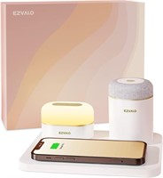 EZVALO 3 in 1 Charger Station with LED Night Light