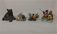 Various home decor figurines