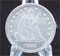 1888-S Seated Quarter