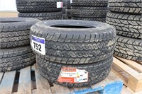 (NEW) LOT OF (2) ST215/70R15 UTILITY TRAILER TIRES
