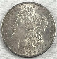 1882-S Morgan Silver Dollar, AU