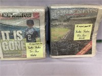 Yankees stadium original newspapers