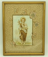 Beautifully Framed John The Baptist Religious Art