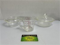 Pyrex Measuring Cup and Fire King Dishes