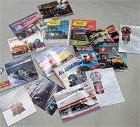 Box of mostly Lionel train catalogs & Lionel book