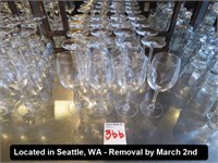 LOT, (20) STEMMED WINE GLASSES