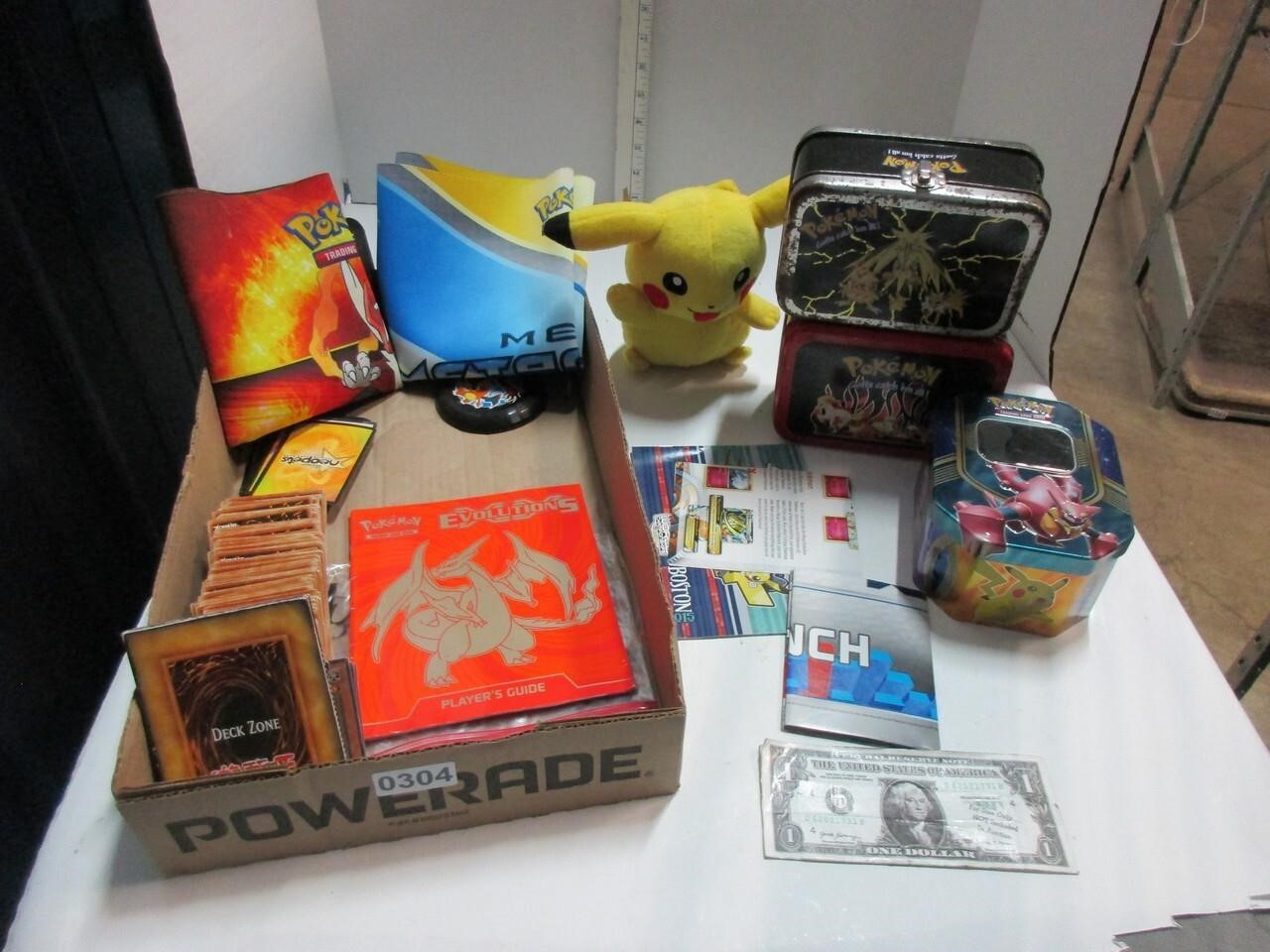 Pokémon and 1996 Yu-Gi-Oh items