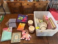 Baby Items Lot and Tote