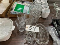 Clear Glass Serviceware